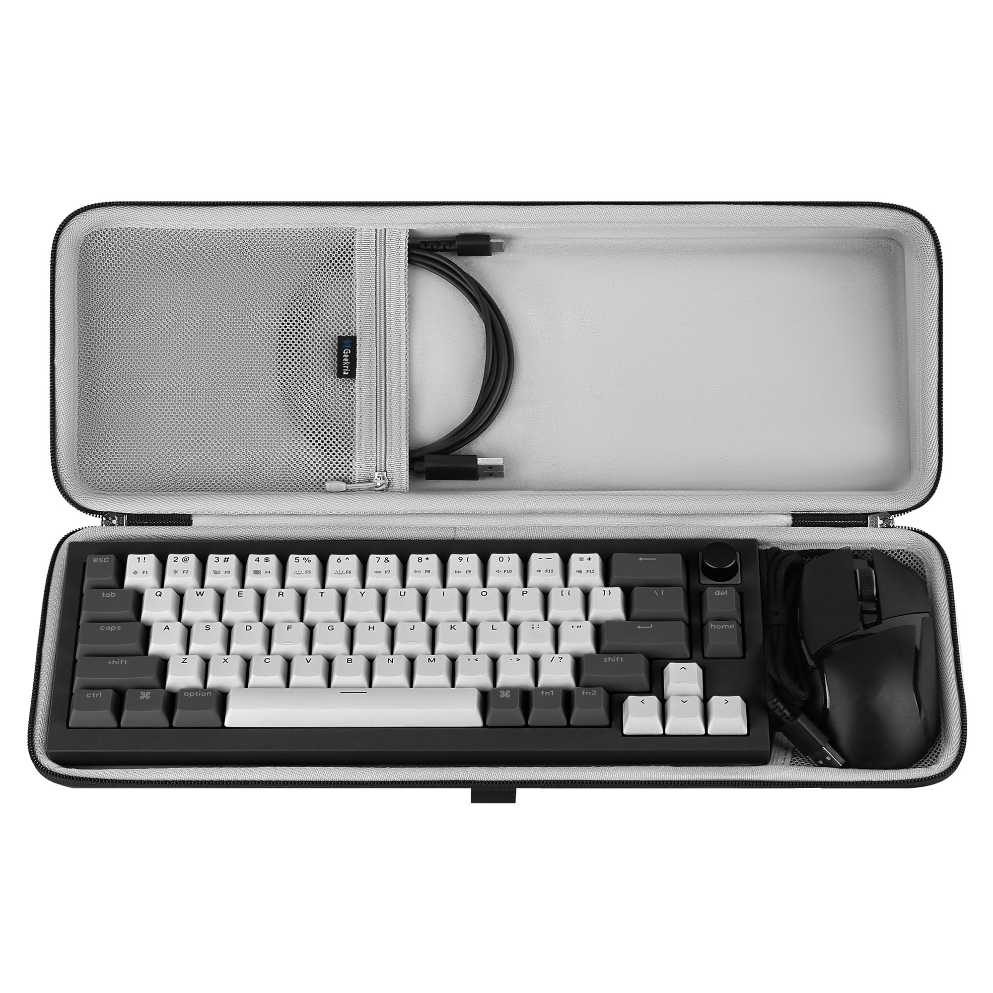 Amazon.co.jp: Geekria 65%キーボードとマウスコンボ ハードシェル
